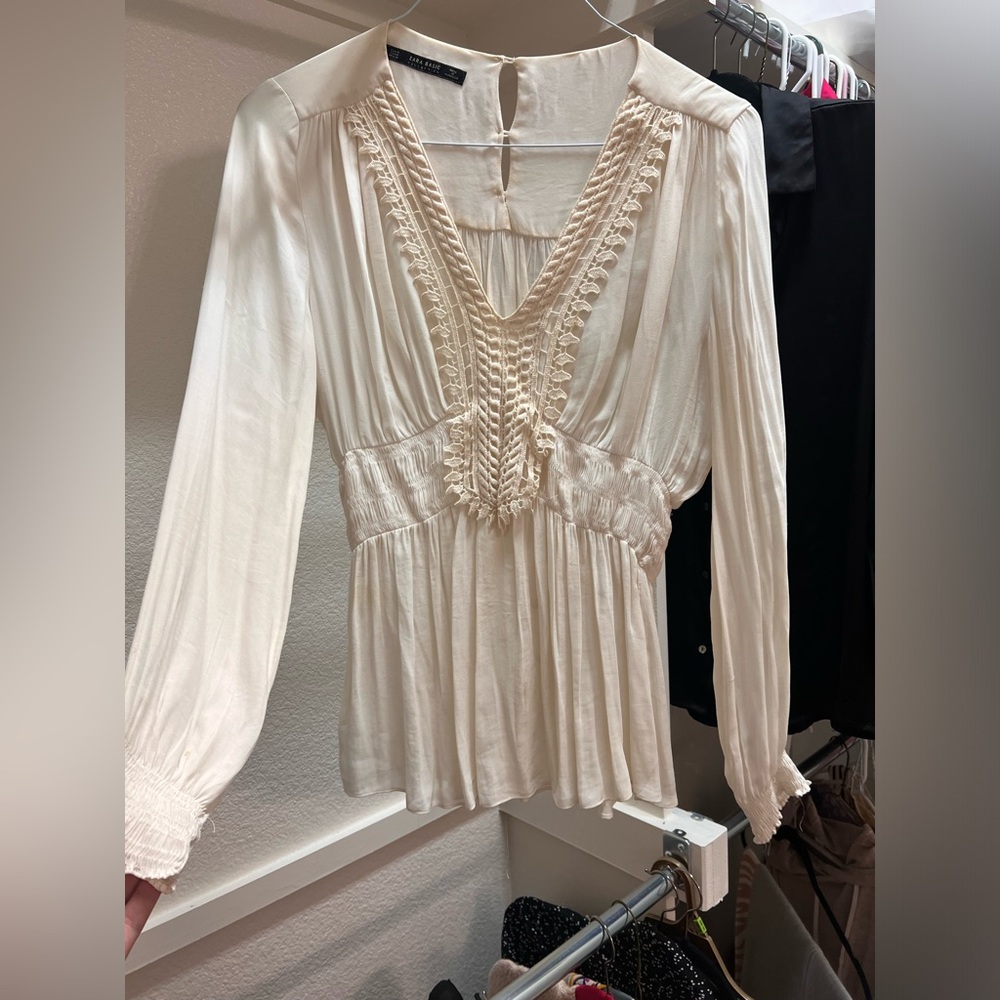 Zara Beige Top